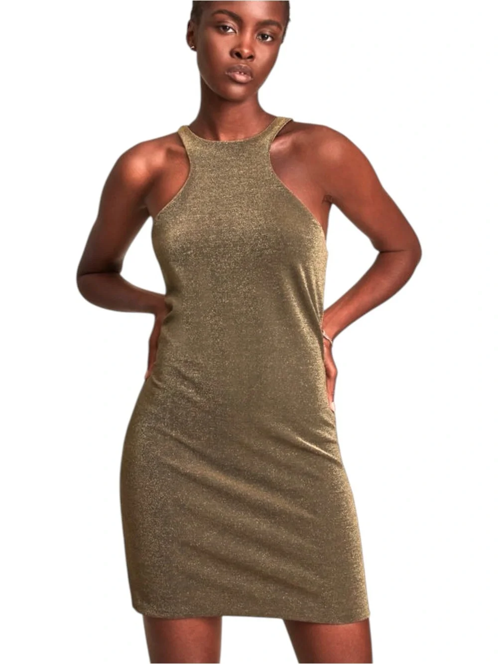 gold shimmer bodycon dress Gold Sequin Bodycon Dress Chic Glam Closet